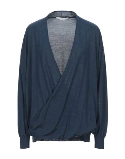 Shop Stella Mccartney Sweaters In Dark Blue