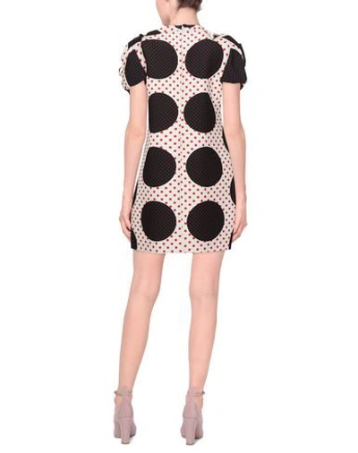 Shop Valentino Short Dresses In Ivory