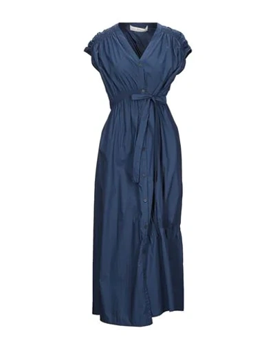 Shop Tela 3/4 Length Dresses In Blue