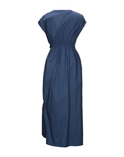 Shop Tela 3/4 Length Dresses In Blue