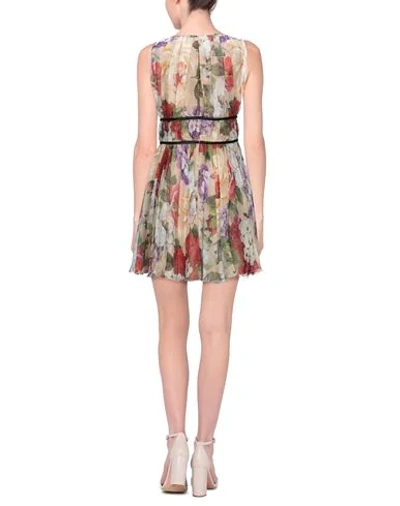 Dolce & Gabbana Short Dresses In Beige
