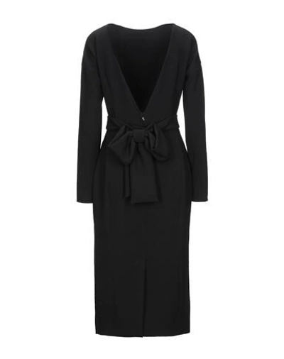 Dolce & Gabbana Midi Dresses In Black
