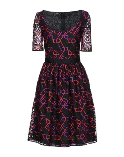 Shop Emporio Armani Woman Mini Dress Black Size 10 Polyester, Viscose