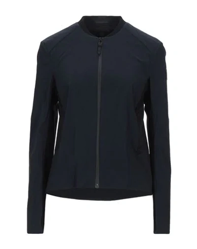 Shop Belstaff Woman Jacket Midnight Blue Size 8 Polyamide, Elastane, Viscose