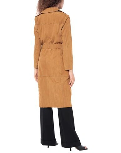 Alberta Ferretti Overcoats In Camel