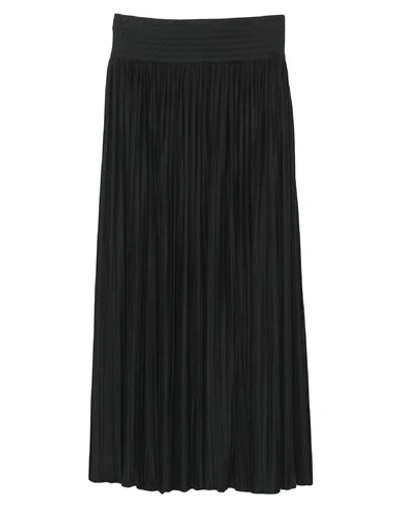 Shop Balmain Long Skirts In Black