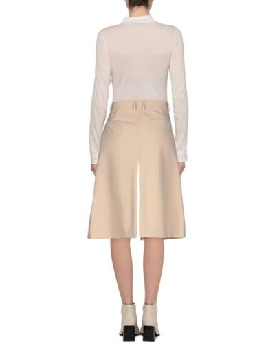 Shop Stella Mccartney Woman Midi Skirt Beige Size 8-10 Wool