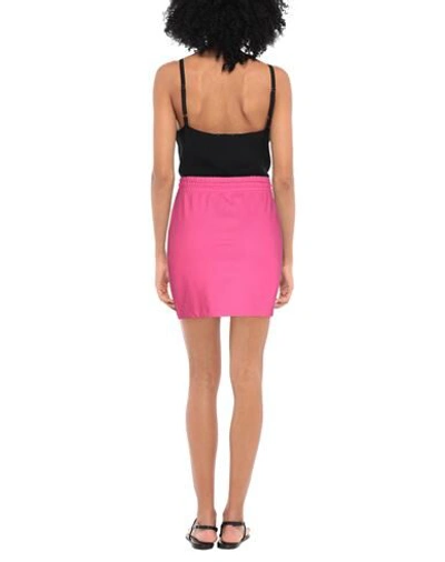 Shop Champion Woman Mini Skirt Fuchsia Size Xs Cotton In Pink