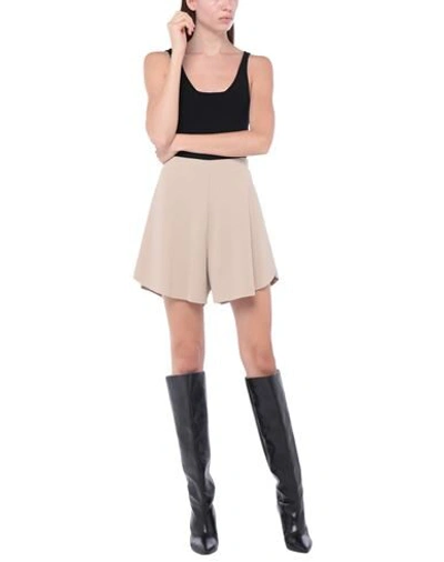 Shop Stella Mccartney Woman Shorts & Bermuda Shorts Beige Size 6-8 Viscose, Polyester