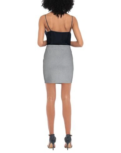 Shop Champion Woman Mini Skirt Grey Size M Cotton