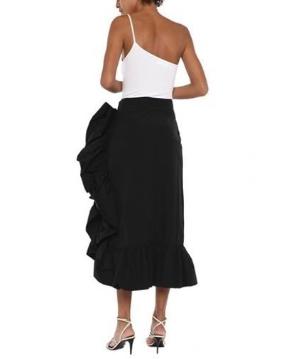 Shop Ainea 3/4 Length Skirts In Black