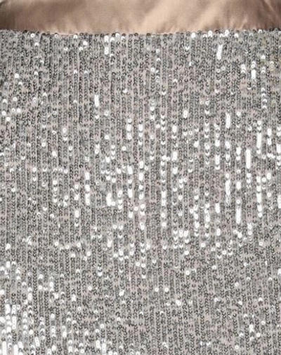 Manila Grace Midi Skirts In Silver