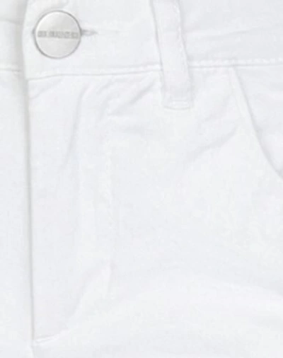 Shop Dirk Bikkembergs Woman Jeans White Size 27 Cotton, Elastane
