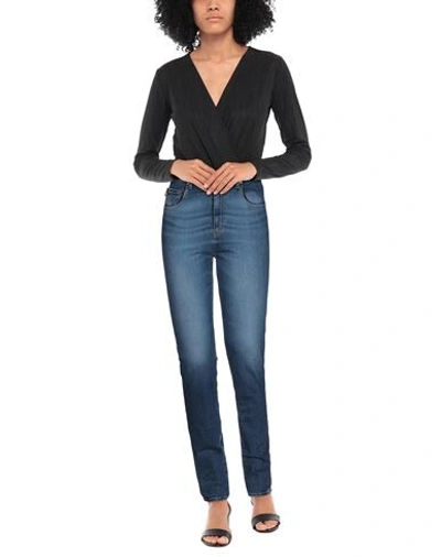 Shop Love Moschino Woman Jeans Blue Size 25 Cotton, Elastane