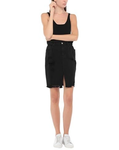 Jijil Denim Skirts In Black
