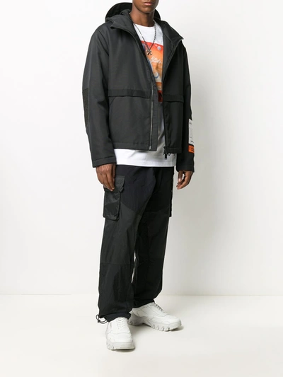 Shop Heron Preston Logo Jacket In Black