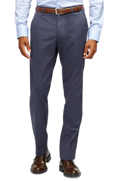 Shop Bonobos Weekday Warrior Tailored Fit Stretch Pants In Monday Blue/ Grey Yarn Dye