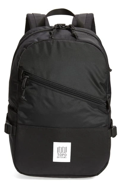 Shop Topo Designs Standard Backpack In Silver/ Charcoal