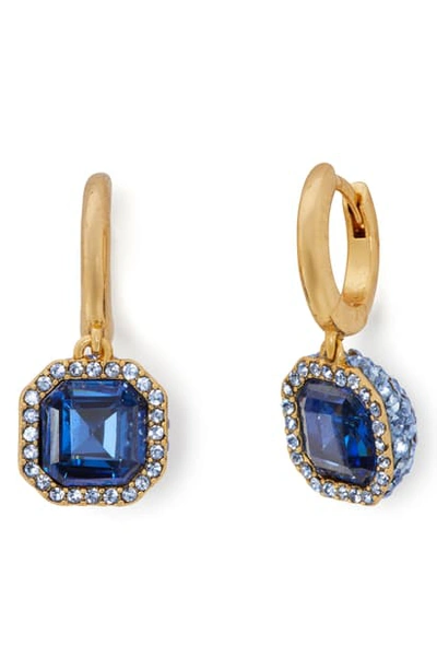 Kate Spade Brilliant Statements Pave Drop Earrings In Sapphire | ModeSens