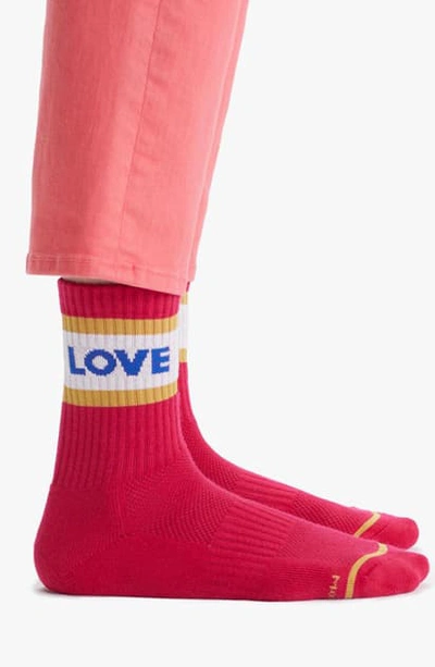 Shop Mother Baby Steps Crew Socks In Love Stuff