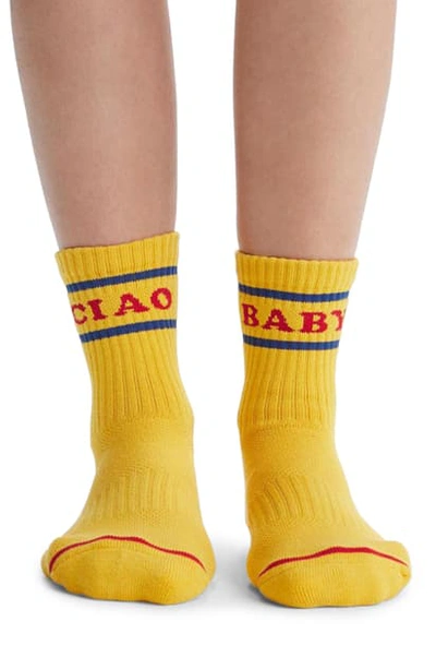 Shop Mother Baby Steps Crew Socks In Ciao Baby