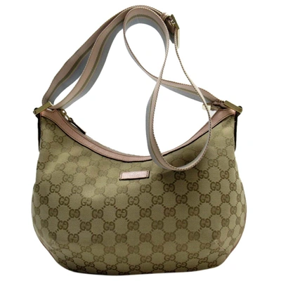 Pre-owned Gucci Beige Gg Canvas Messenger Bag