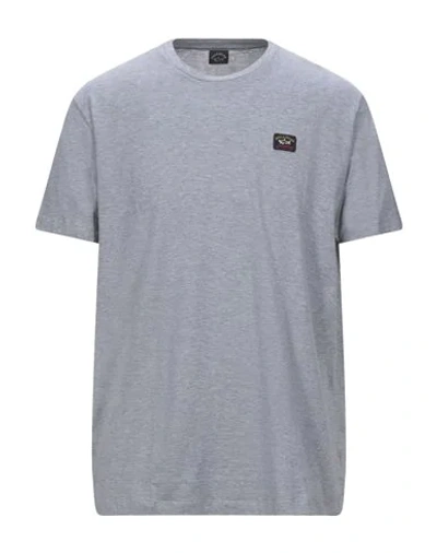 Shop Paul & Shark T-shirts In Grey