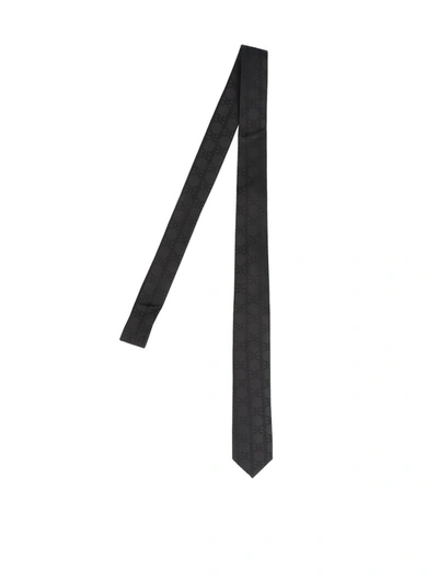 Shop Balmain Logo Tie In Black