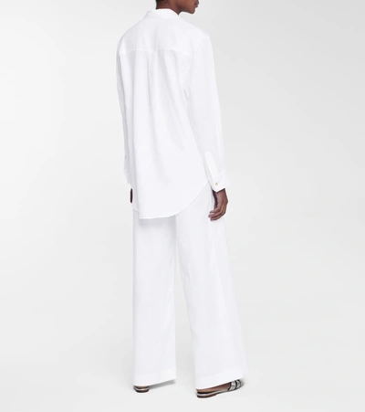 Shop Asceno Milan Linen Shirt In White