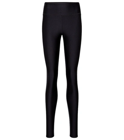 Shop Balenciaga Dynasty Stretch Leggings In Black