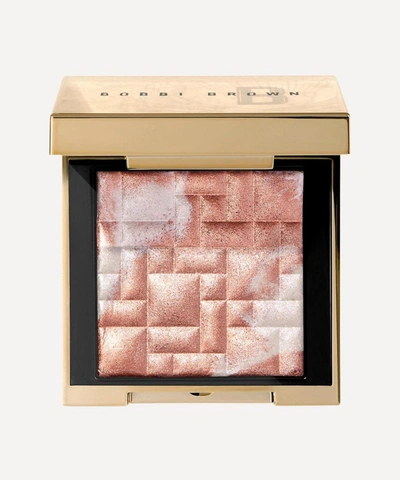 Shop Bobbi Brown Mini Highlighting Powder 4g In Pink Glow