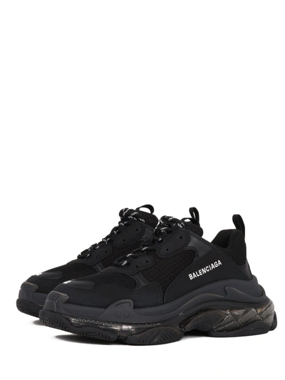 Shop Balenciaga Ttripls S Sneakers Black