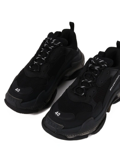 Shop Balenciaga Ttripls S Sneakers Black