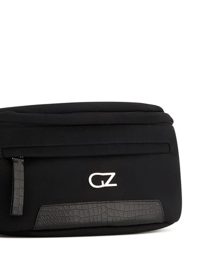 Shop Giuseppe Zanotti Logo Plaque Belt Bag In Black