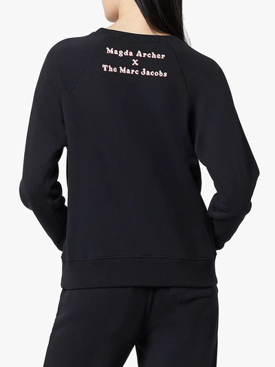 Shop Marc Jacobs X Magda Archer The Magda Sweatshirt In Black