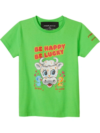 Shop Marc Jacobs X Magda Arcer The Magda T-shirt In Green