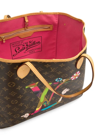 Pre-owned Louis Vuitton 2007  Neverfull Tote Bag In Brown