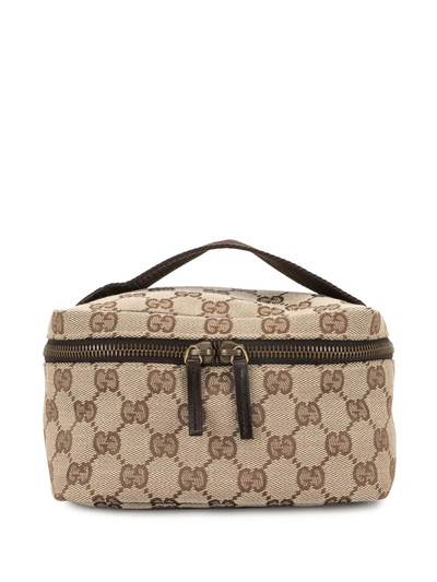 Pre-owned Gucci Gg Pattern Handbag In Brown