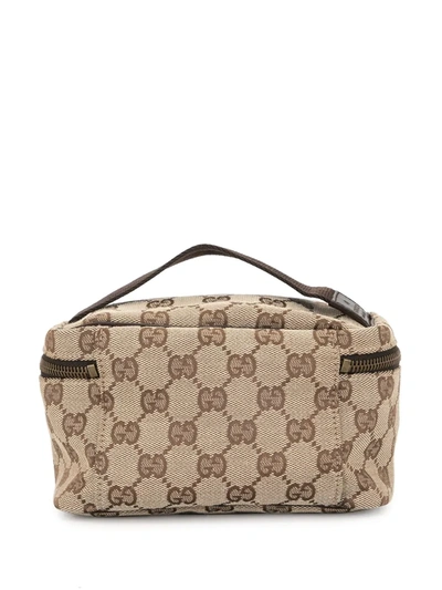 Pre-owned Gucci Gg Pattern Handbag In Brown