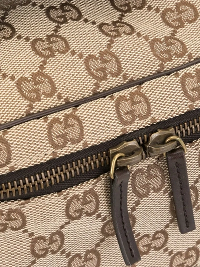 Pre-owned Gucci Gg Pattern Handbag In Brown