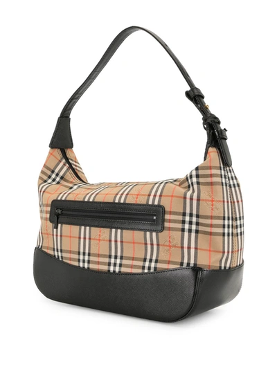 Pre-owned Burberry Classic Check Handbag In Brown