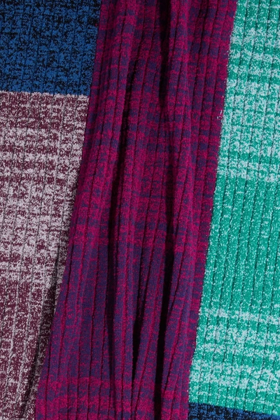 Shop 3.1 Phillip Lim / フィリップ リム Patchwork Marled Ribbed-knit Scarf In Multicolor