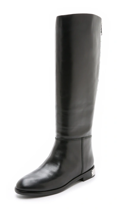 Marc By Marc Jacobs Woman Kip Leather Knee Boots Black