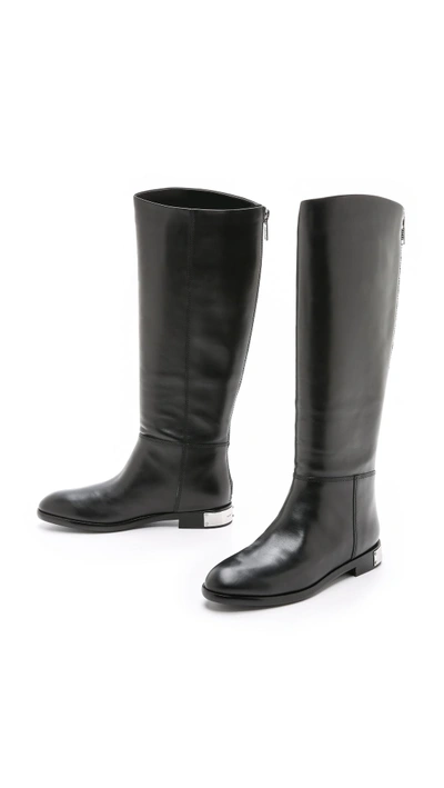 Shop Marc By Marc Jacobs Kip Riding Boots In Black