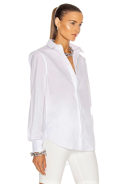 Shop Wardrobe.nyc Classic Shirt In White