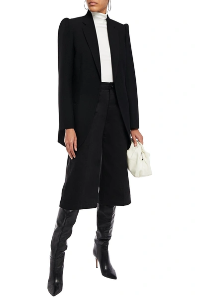 Shop Balenciaga Wool-twill Blazer In Black