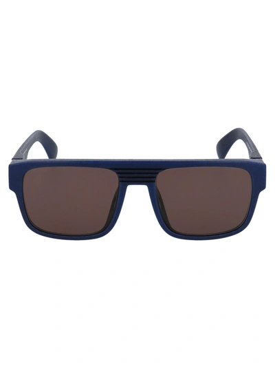 Shop Mykita Ridge Sunglasses In 325 Md25 Navy Blue