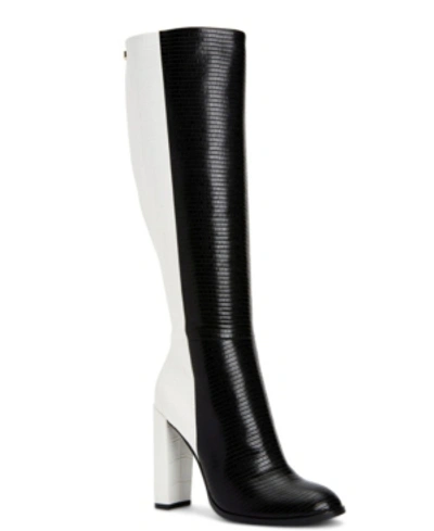 Shop Calvin Klein Kerie Women's Boot Women's Shoes In Black, White