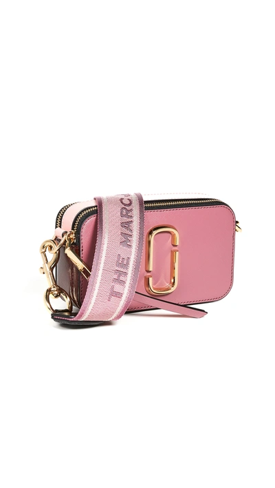 Shop The Marc Jacobs Snapshot Camera Bag In Dusty Ruby