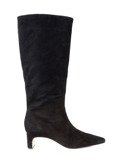 Shop Loeffler Randall Leighton Tall Suede Boots In Black